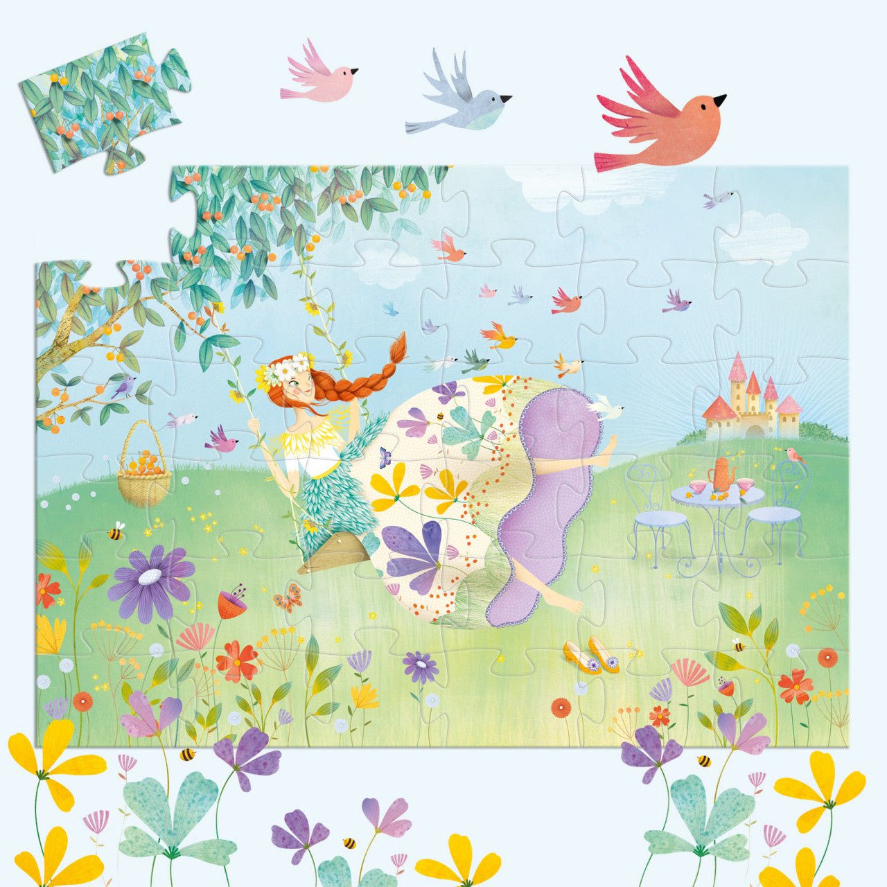 Puzzle - Puzzle Zâna primăverii | Djeco - 2