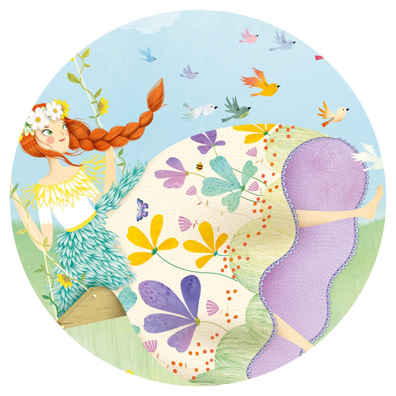 Puzzle - Puzzle Zâna primăverii | Djeco - 3