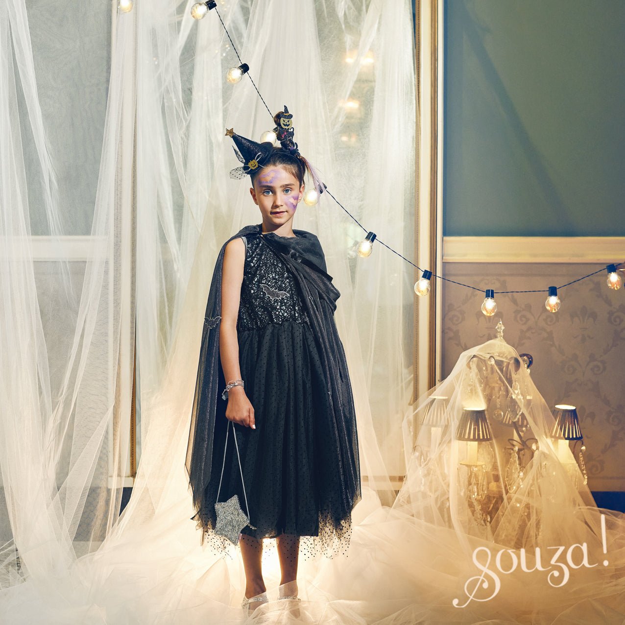 Costume şi accesorii - Rochie de vrăjitoare "Mathilde", 3 - 4 ani | Souza! - 4