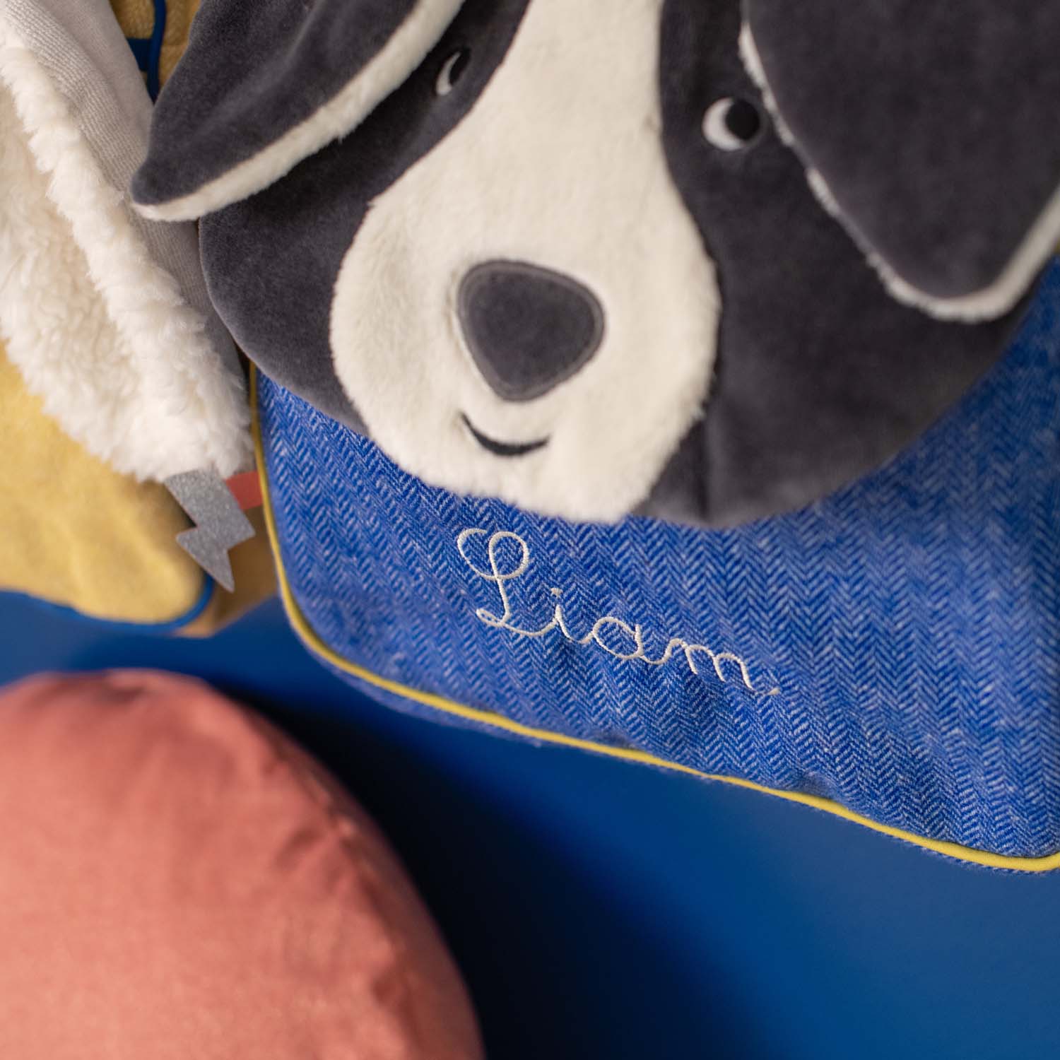Rucsac - Rucsac albastru pentru copii, Puce, Puce & Pilou | Moulin Roty - 5