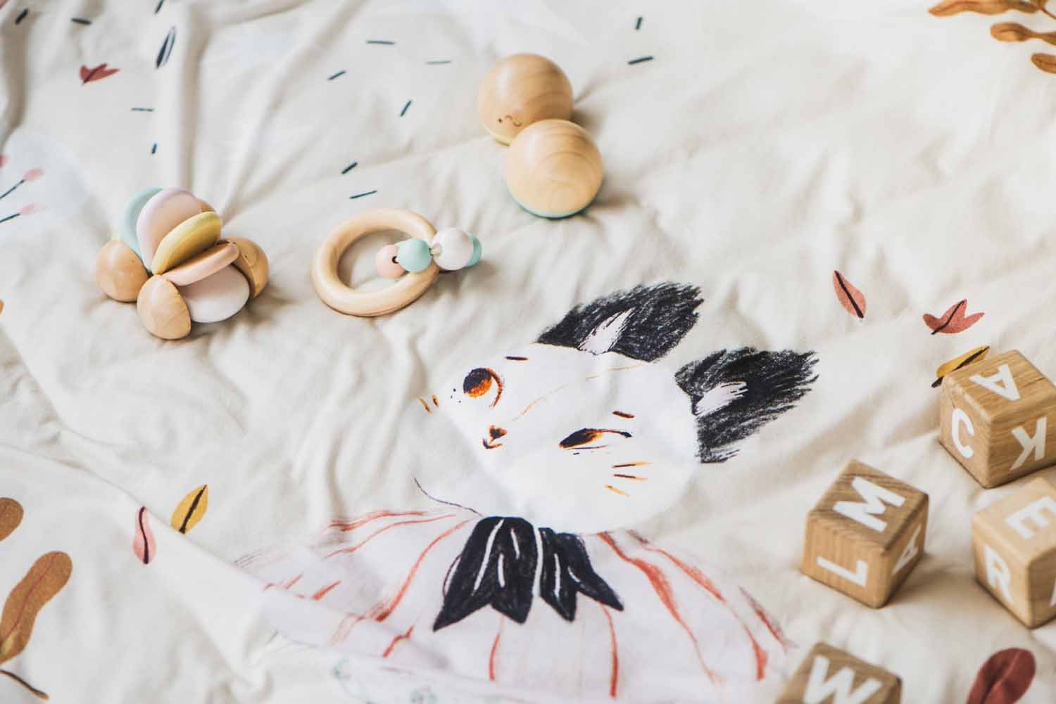 Salteluţă de joacă/geantă de depozitare, 2 în 1, "Après la pluie" | Moulin Roty x Play&Go - Moulin Roty - EmmaSiLuna.ro