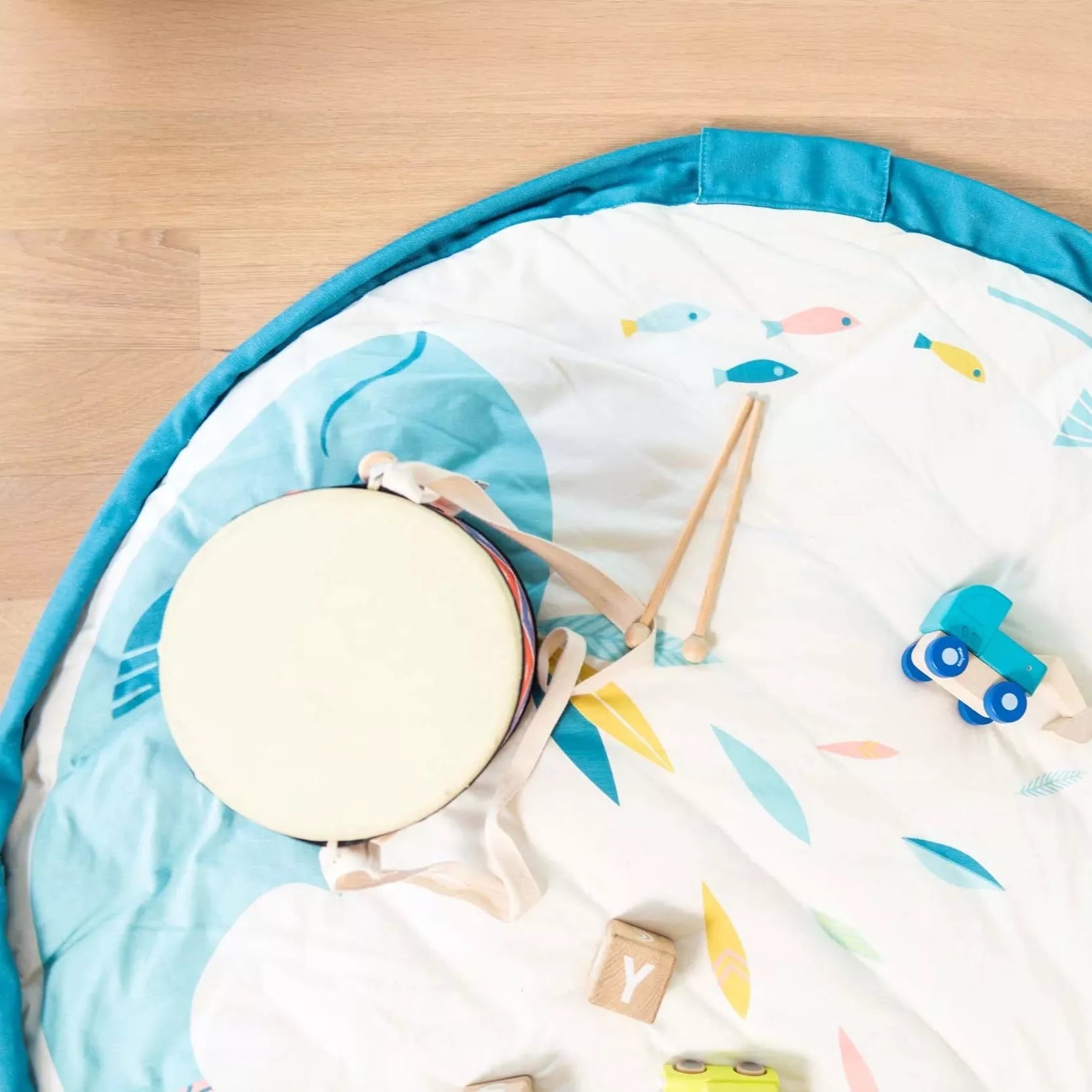 Camera copilului - Salteluţă de joacă/geantă de depozitare, 2 în 1, "Le Voyage d&