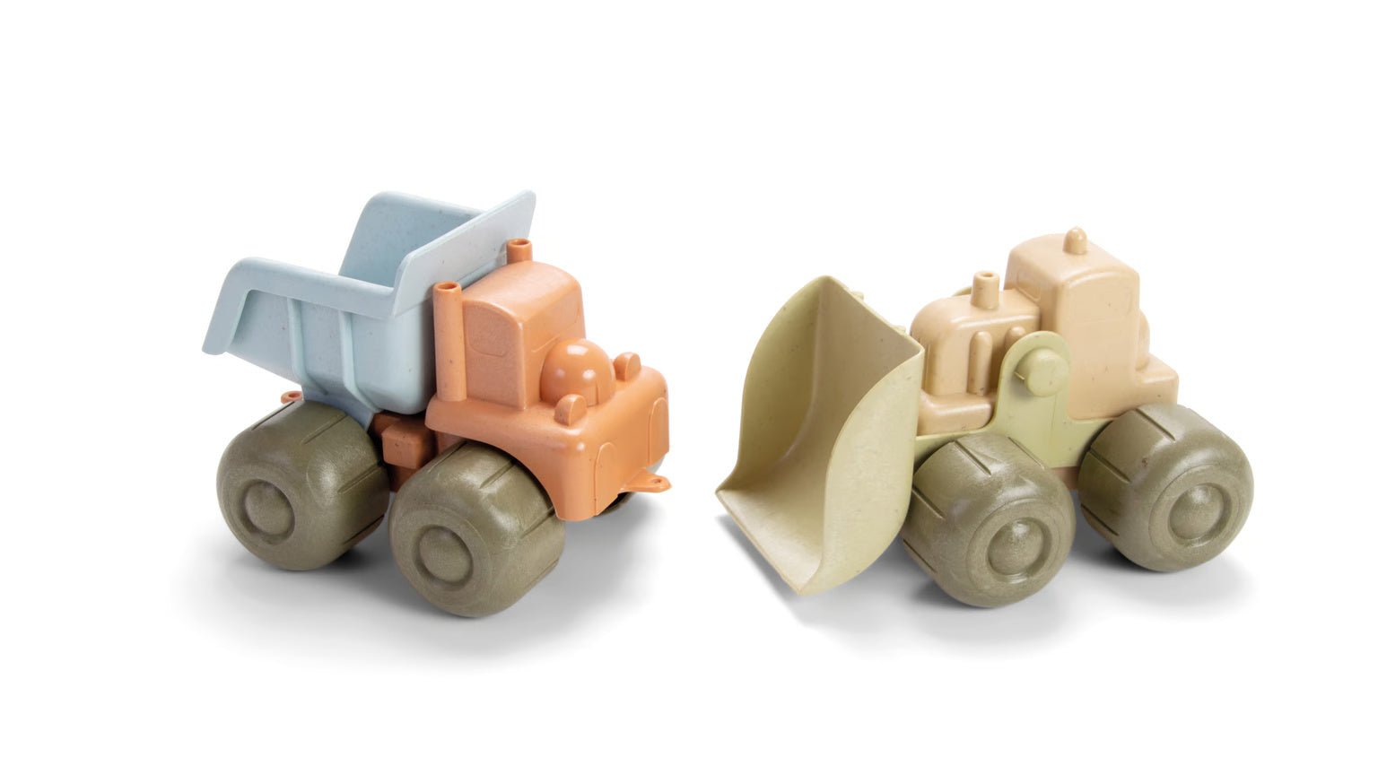 Set 2 vehicule de construcție pentru copii, din BIOplastic fabricat din trestie de zahăr | Dantoy EmmaSiLuna.ro