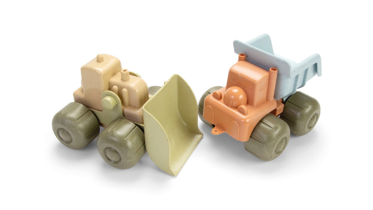 Set 2 vehicule de construcție pentru copii, din BIOplastic fabricat din trestie de zahăr | Dantoy EmmaSiLuna.ro