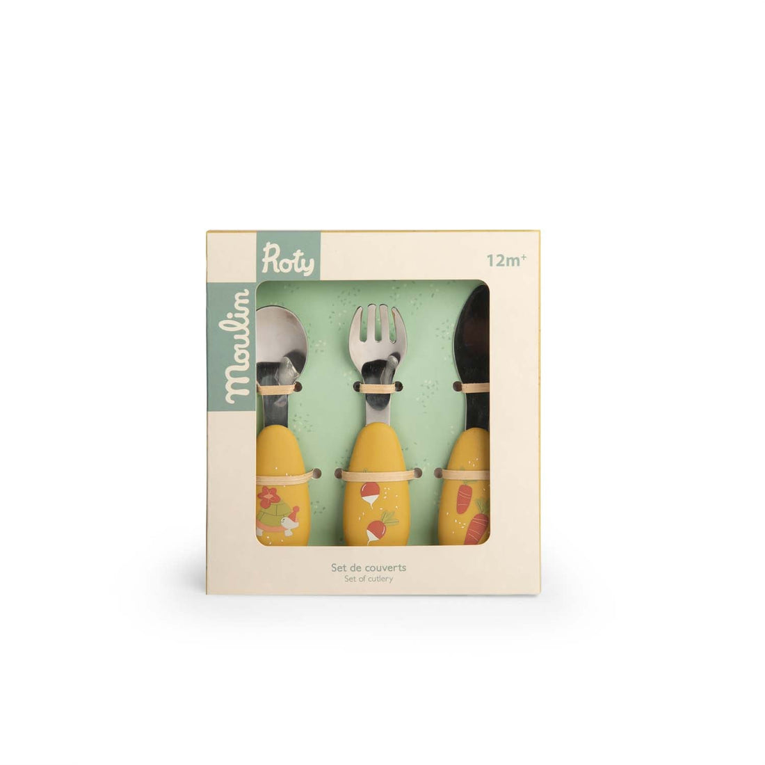 Set de tacâmuri - Set de tacâmuri pentru copii, Trois petit lapins | Moulin Roty - 1