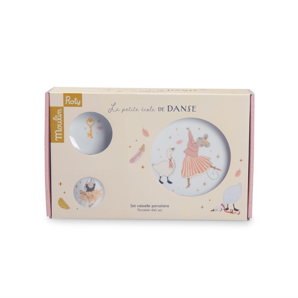 Produse masa copilului - Set veselă din porțelan - La petite école de danse, 3+ ani | Moulin Roty - 4