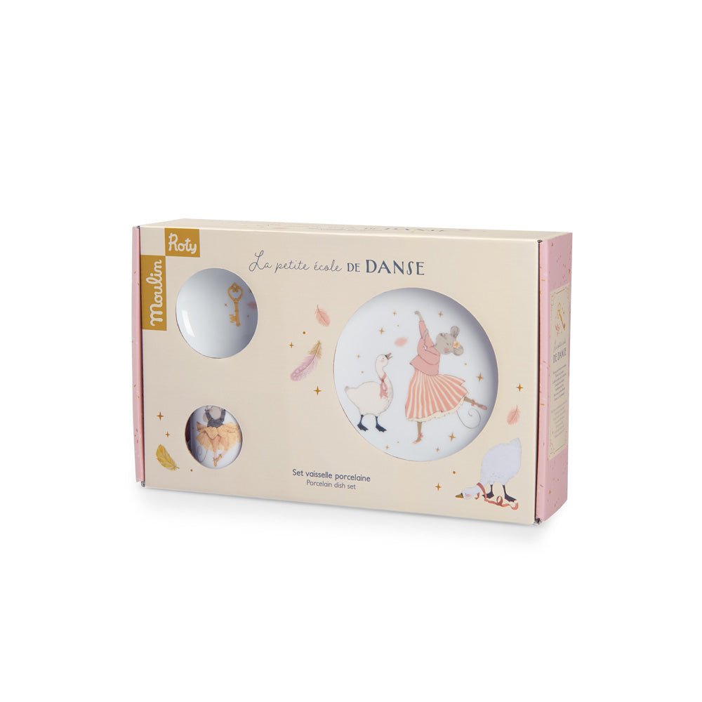 Produse masa copilului - Set veselă din porțelan - La petite école de danse, 3+ ani | Moulin Roty - 1