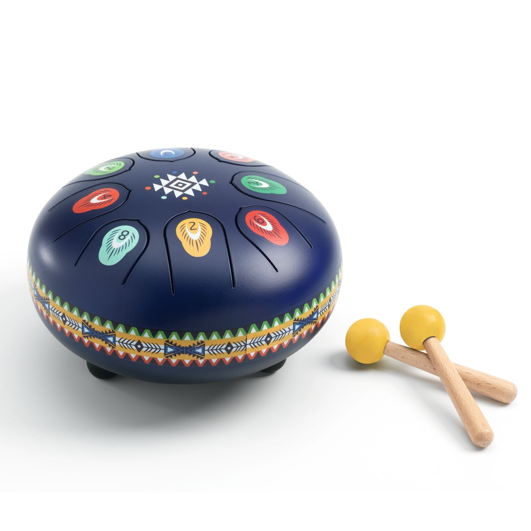 Instrumente muzicale - Tambur cu limbă de oţel Animambo, 8 note, 16cm | Djeco - 1