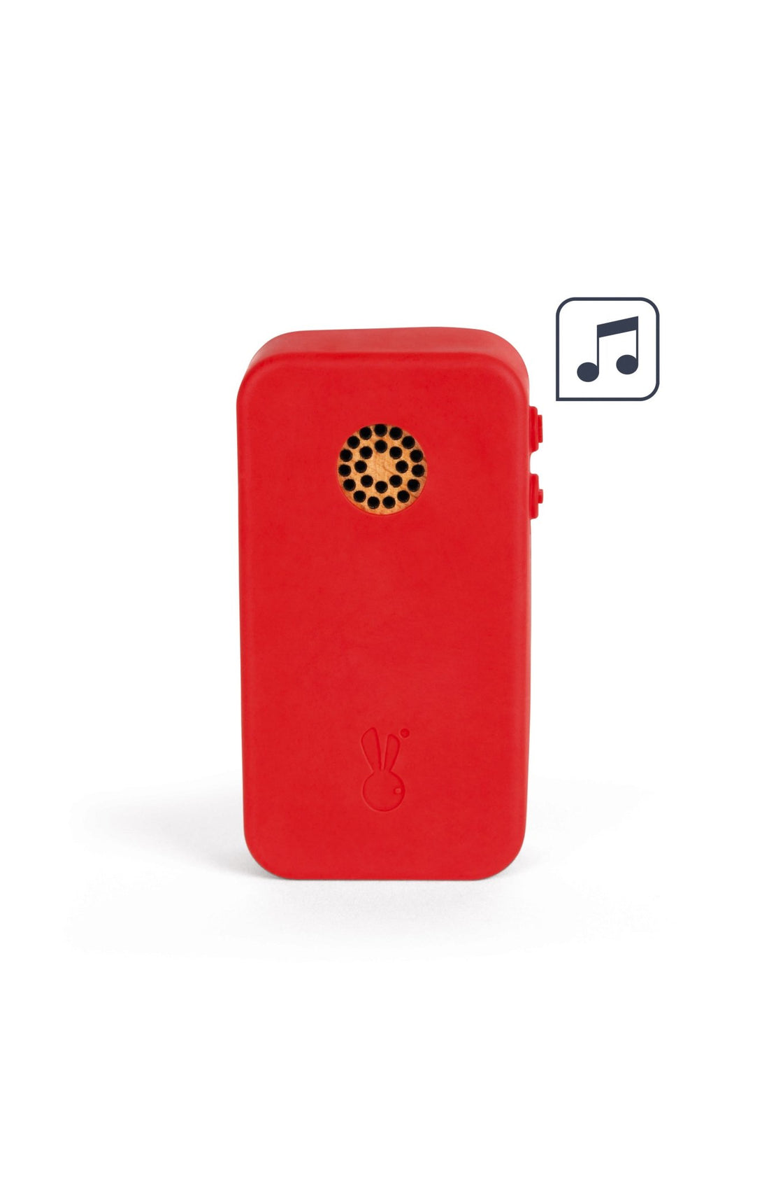 Jocuri şi jucării de rol - Telefon din lemn cu sunete pentru copii, 18+ luni | Janod - 2