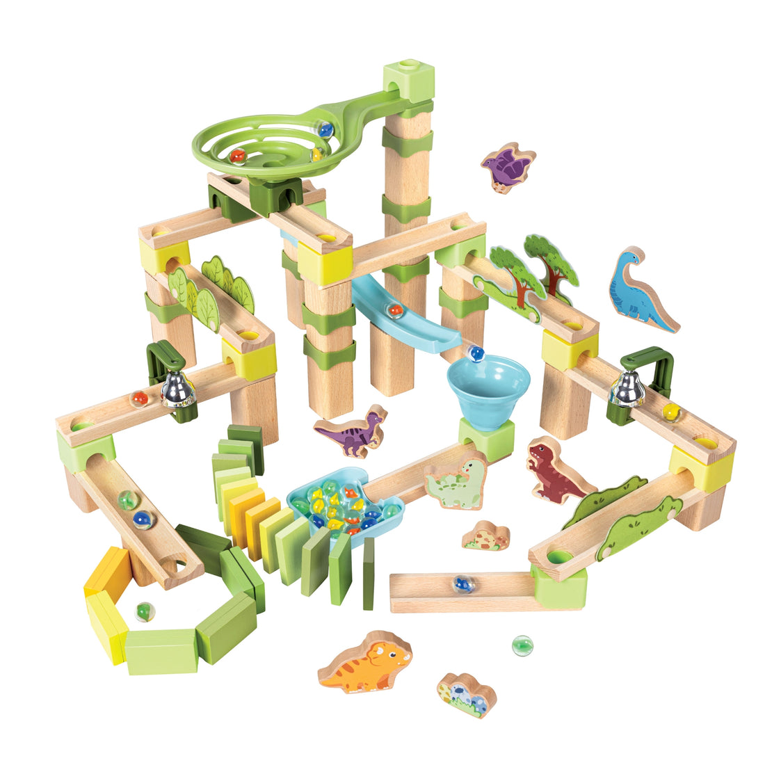 Pistă de bile - Marble Run Dino Adventure, 3+ ani | Hape