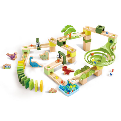 Pistă de bile - Marble Run Dino Adventure, 3+ ani | Hape
