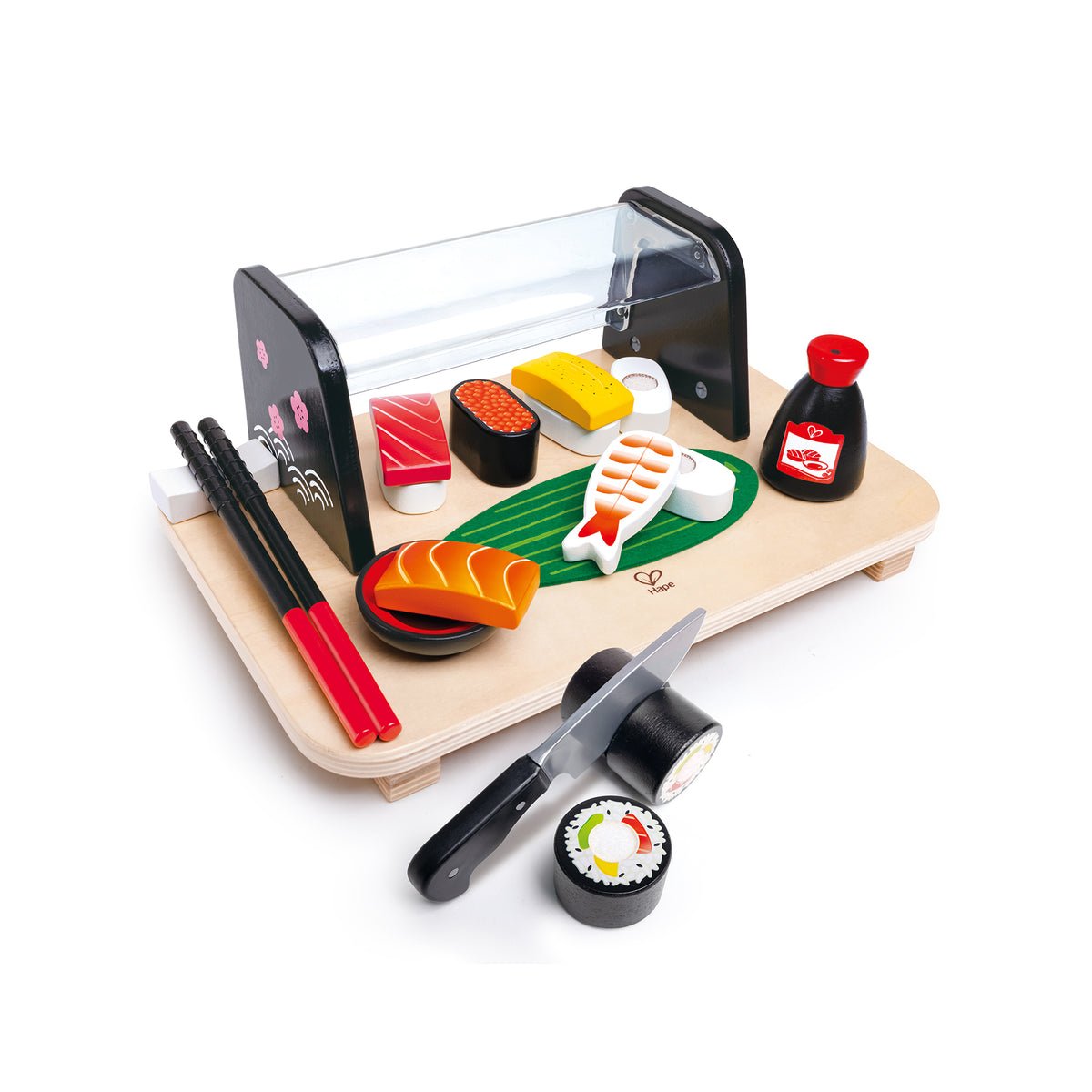 Joc de rol - Set Sushi din lemn, 20 piese, 3+ ani | Hape