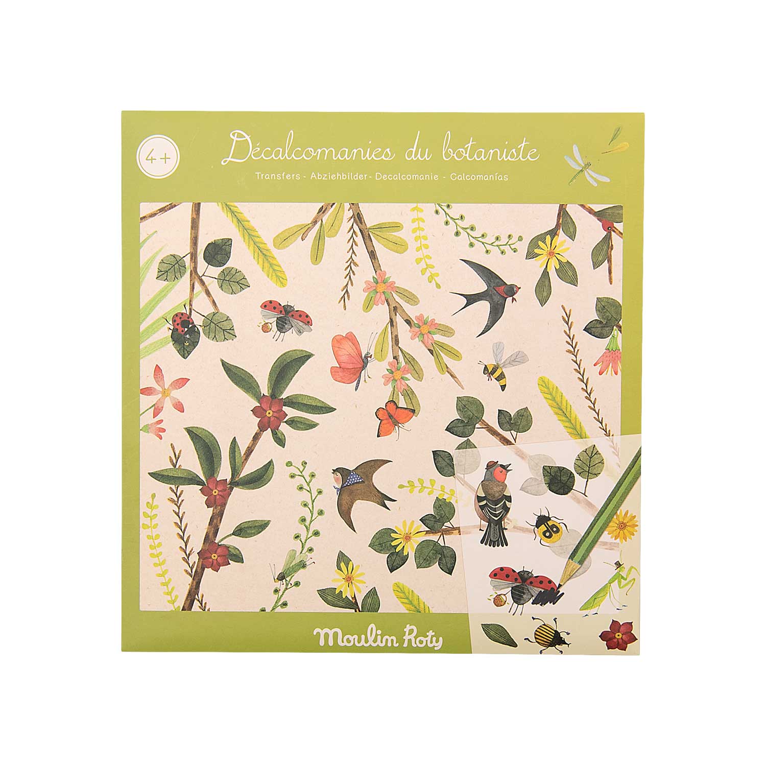 Abţibilduri - Abţibilduri de transfer (Decal) - Botanistul, 4+ ani | Moulin Roty - 4