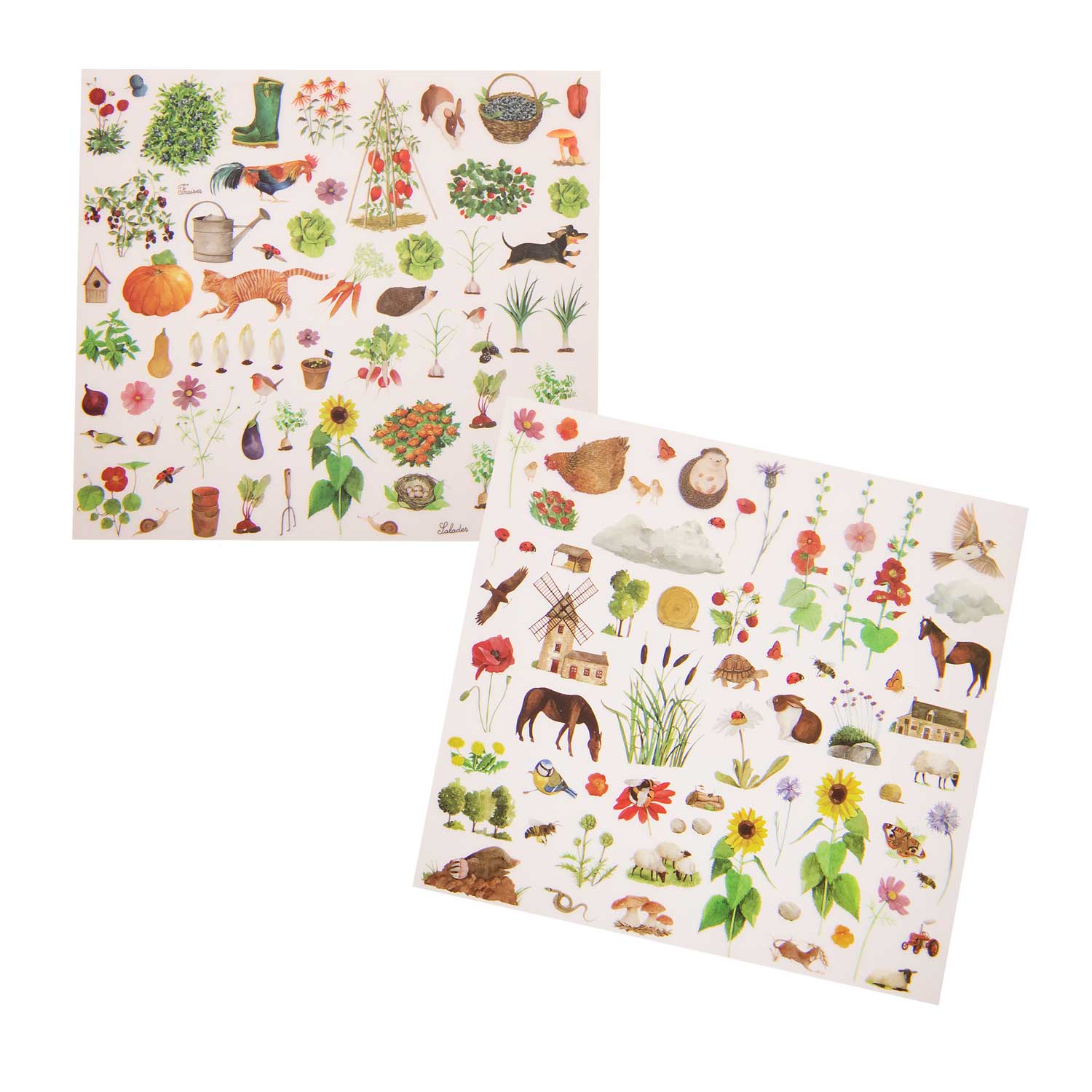 Abţibilduri - Abţibilduri de transfer (Decal) - Grădinarul, 4+ ani | Moulin Roty - 3