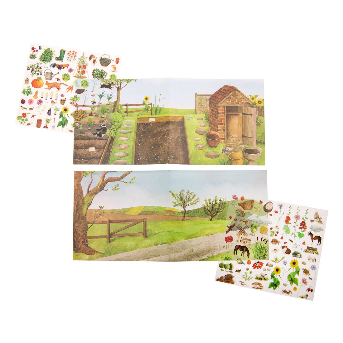 Abţibilduri - Abţibilduri de transfer (Decal) - Grădinarul, 4+ ani | Moulin Roty - 2