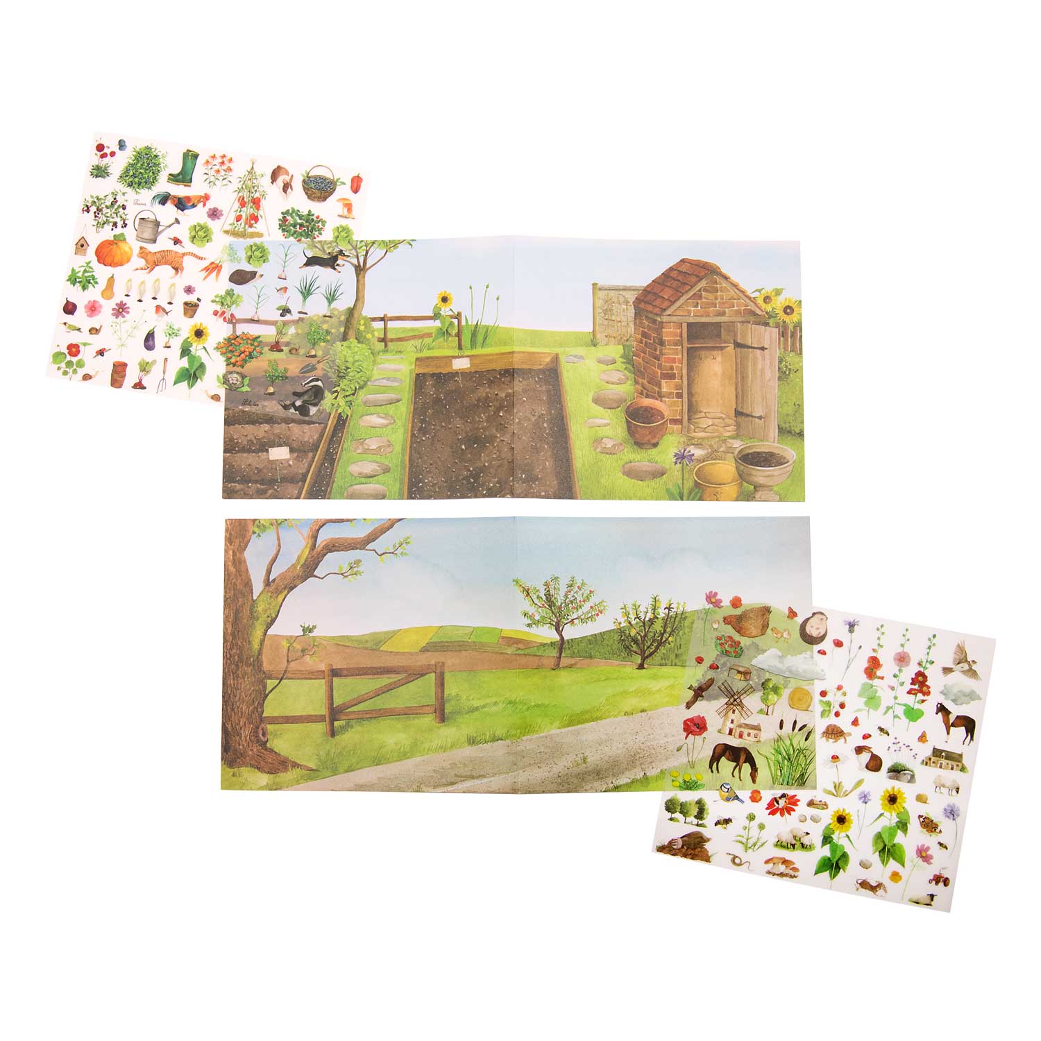 Abţibilduri - Abţibilduri de transfer (Decal) - Grădinarul, 4+ ani | Moulin Roty - 2