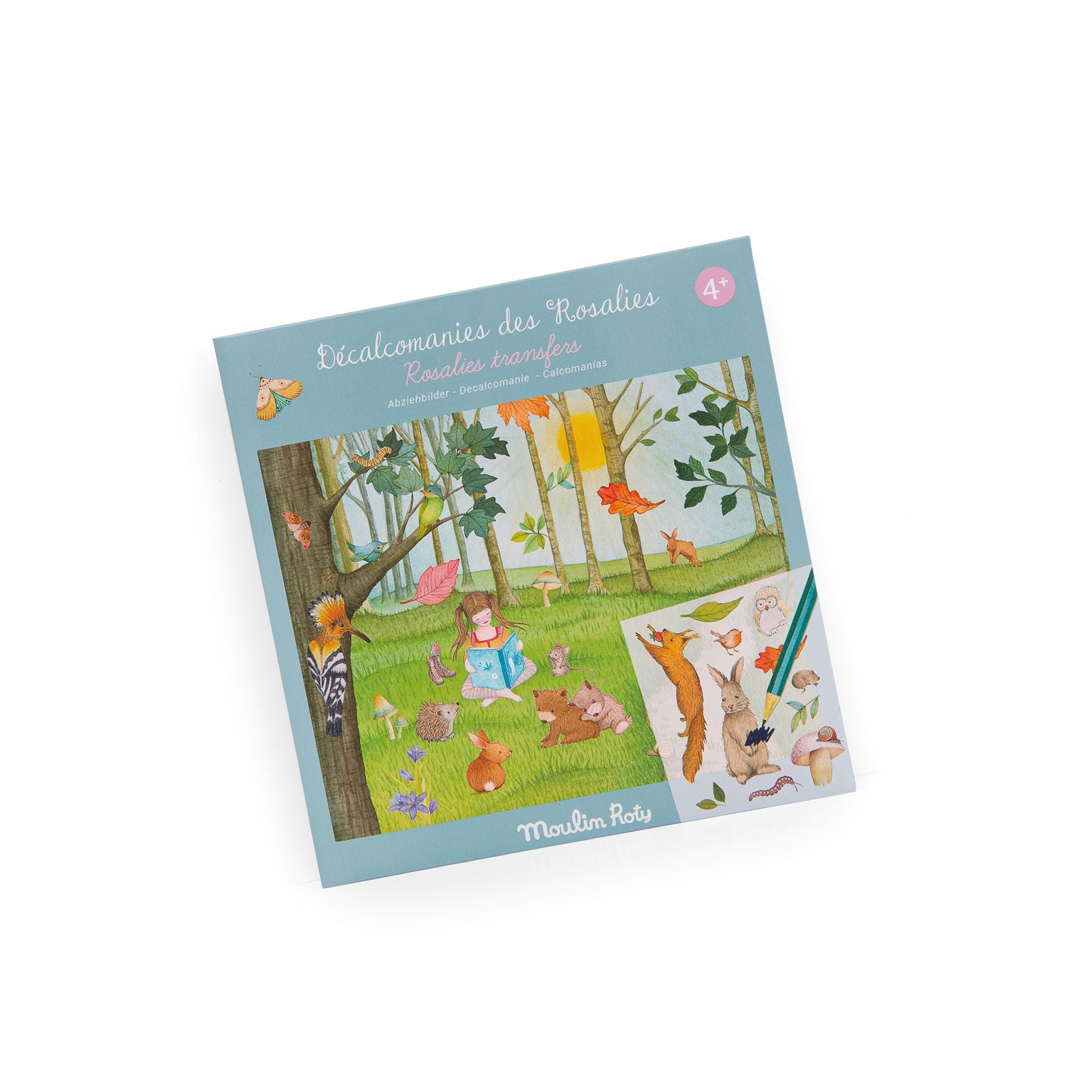 Abţibilduri - Abţibilduri de transfer (Decal) - Les Rosalies, 4+ ani | Moulin Roty - 6