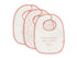  - Bavete impermeabile din frotir – Meadow Rosewood, 3 buc., 0+ ani | Jollein - 1