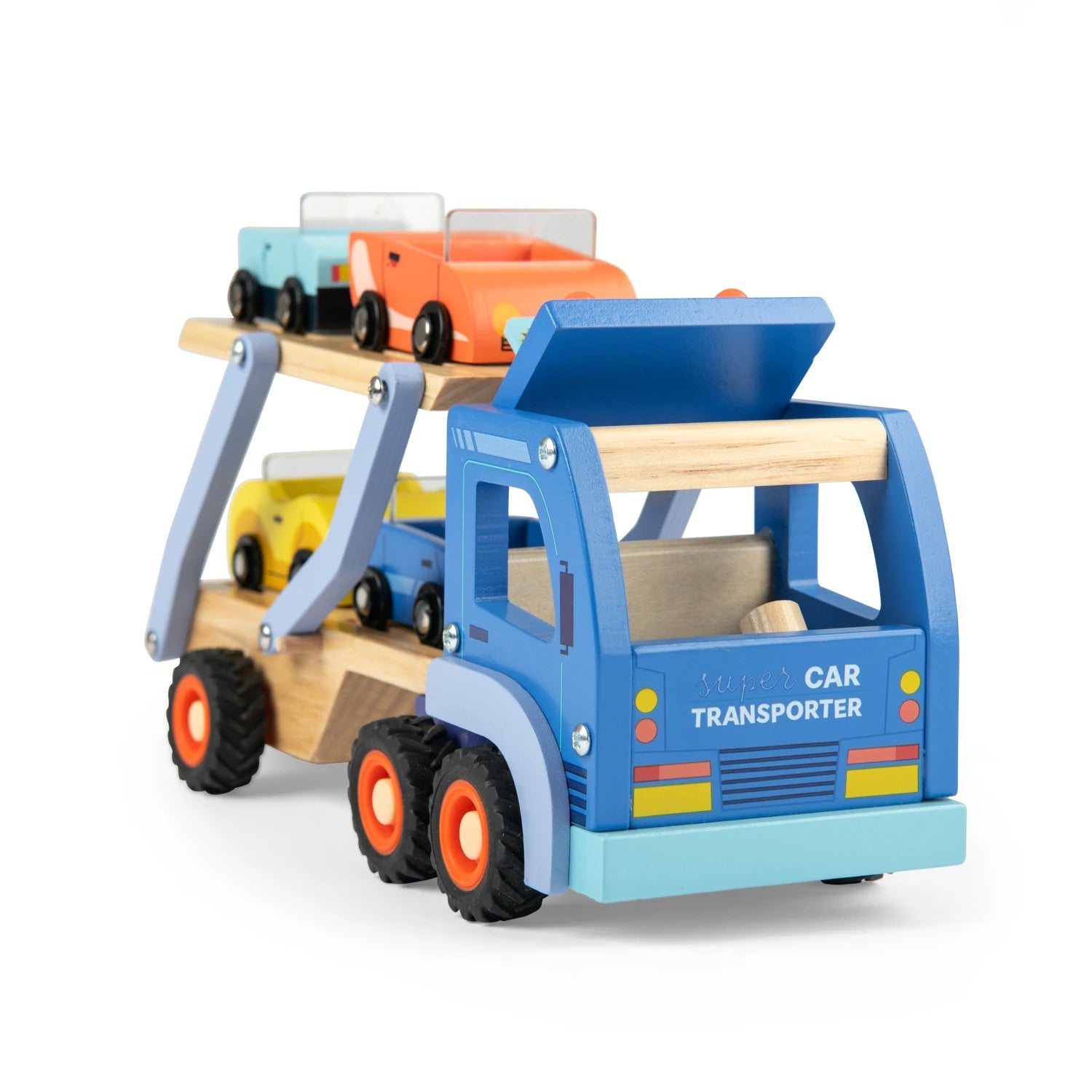 Vehicule de jucărie - Camion transport auto, Avenue du Moulin, 3+ ani | Moulin Roty - 13