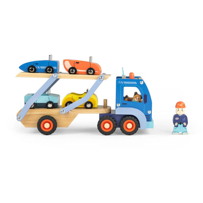 Vehicule de jucărie - Camion transport auto, Avenue du Moulin, 3+ ani | Moulin Roty - 11