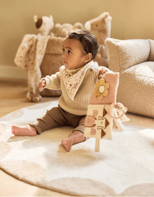 Jucării senzoriale - Carte senzorială pentru bebeluși - Flower Fairies, 0+ ani | Jollein - 3