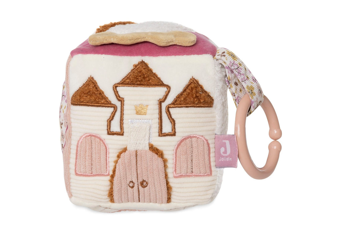 Jucării de pluş - Cub senzorial din pluş cu activităţi - Flower Fairies, 0+ ani | Jollein - 3