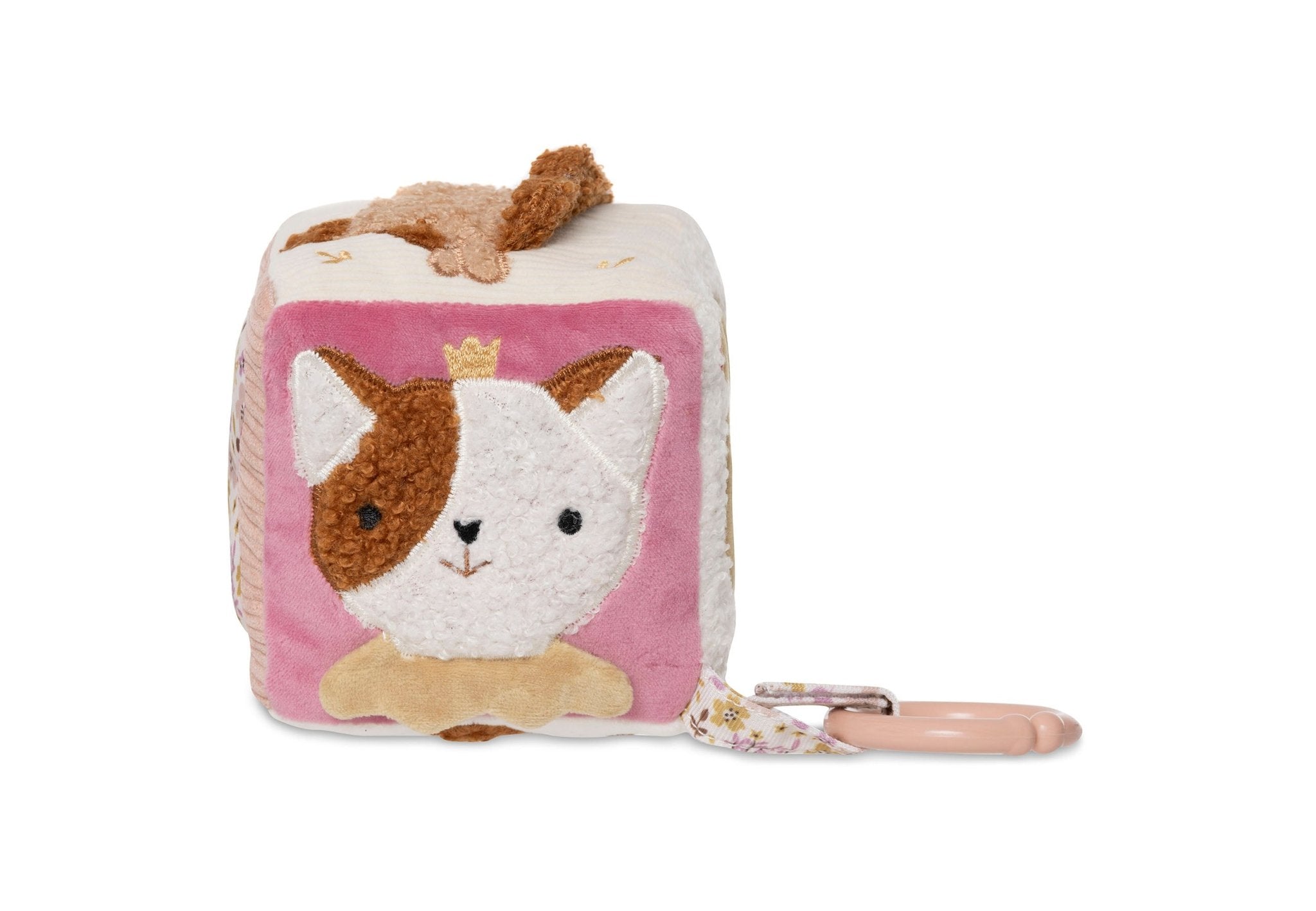 Jucării de pluş - Cub senzorial din pluş cu activităţi - Flower Fairies, 0+ ani | Jollein - 2