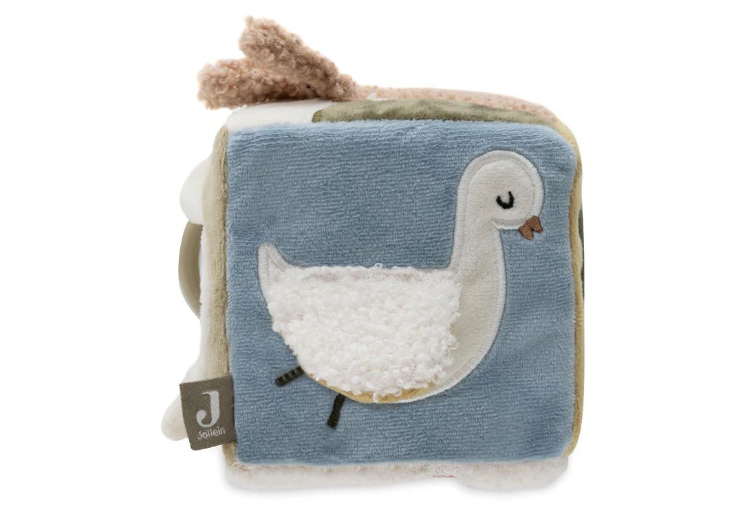 Jucării de pluş - Cub senzorial din pluş cu activităţi - Tiny Park, 0+ ani | Jollein - 7