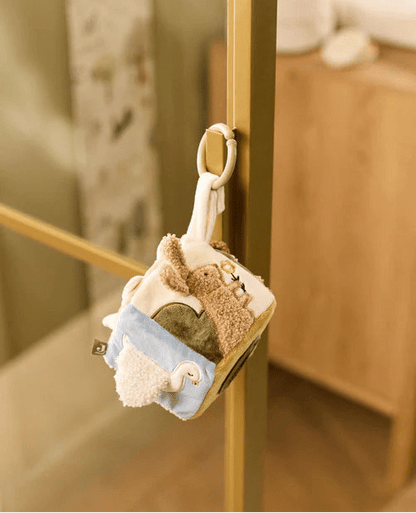 Jucării de pluş - Cub senzorial din pluş cu activităţi - Tiny Park, 0+ ani | Jollein - 8