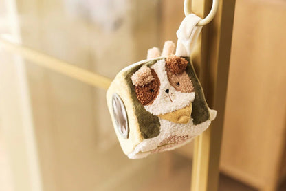 Jucării de pluş - Cub senzorial din pluş cu activităţi - Tiny Park, 0+ ani | Jollein - 9