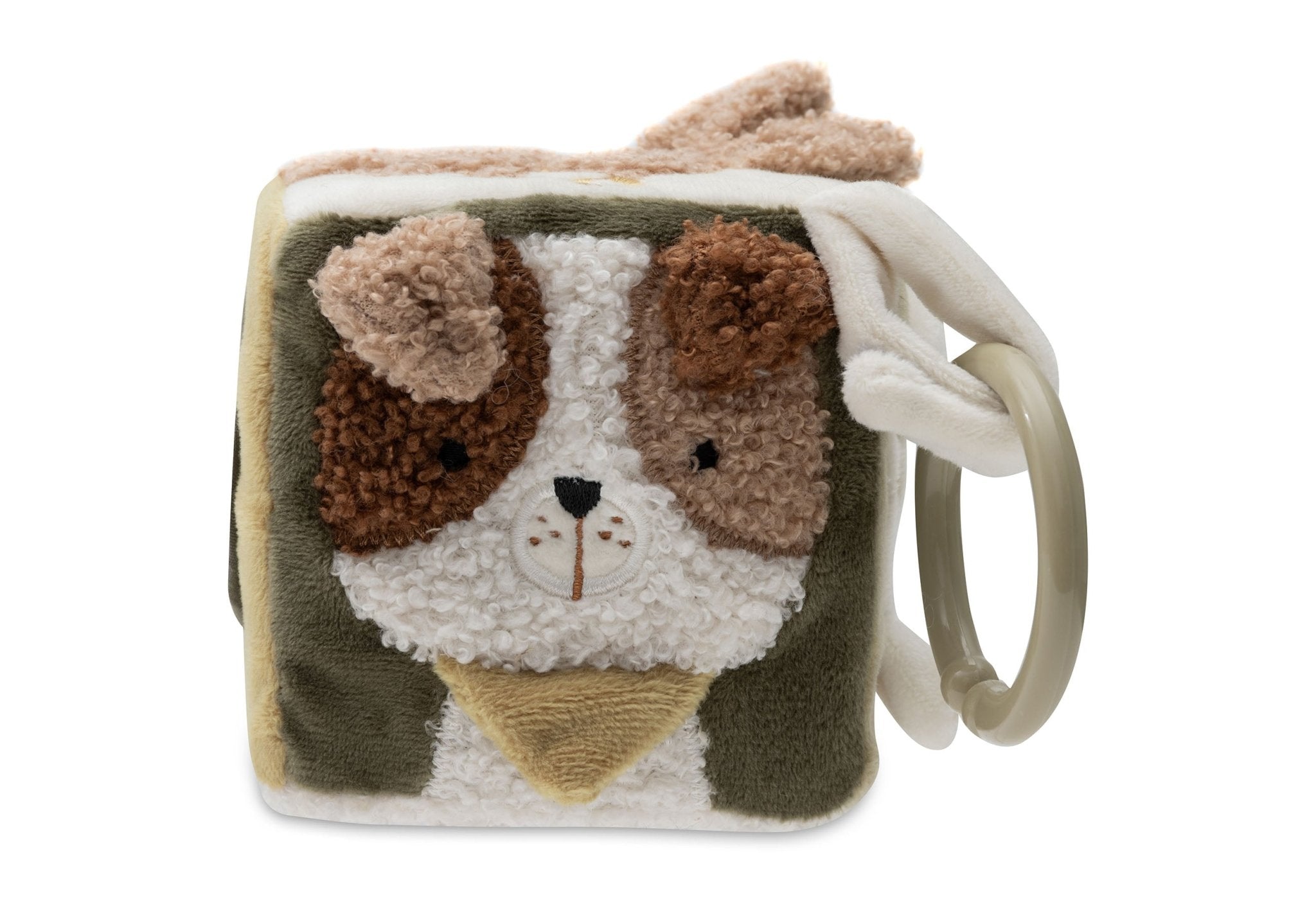 Jucării de pluş - Cub senzorial din pluş cu activităţi - Tiny Park, 0+ ani | Jollein - 2