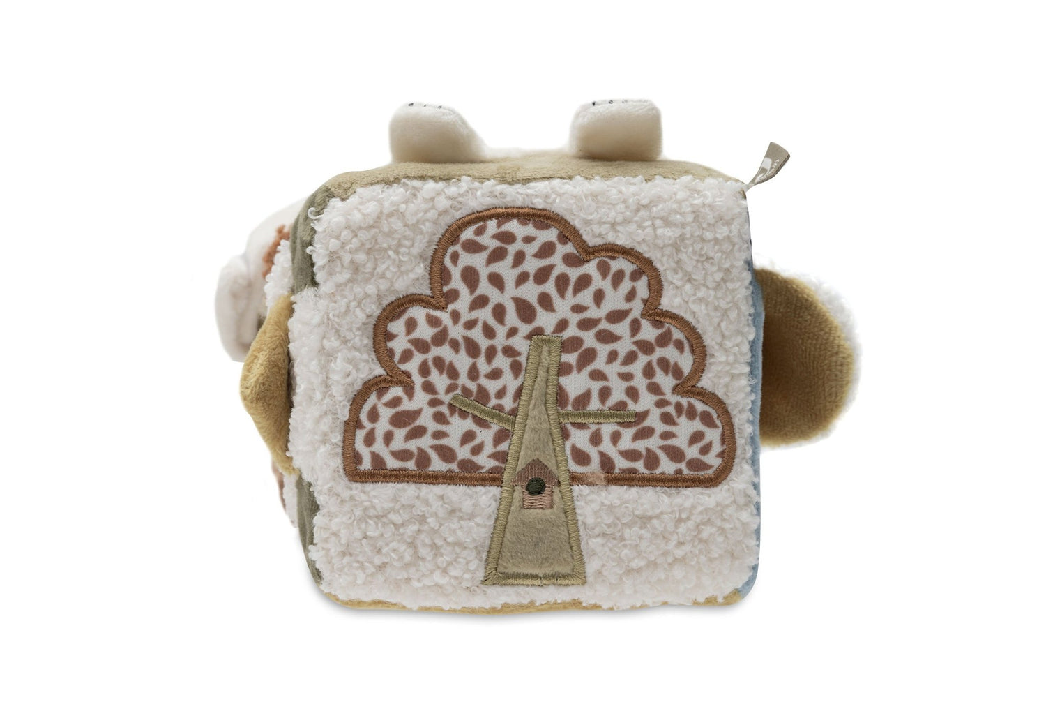 Jucării de pluş - Cub senzorial din pluş cu activităţi - Tiny Park, 0+ ani | Jollein - 6