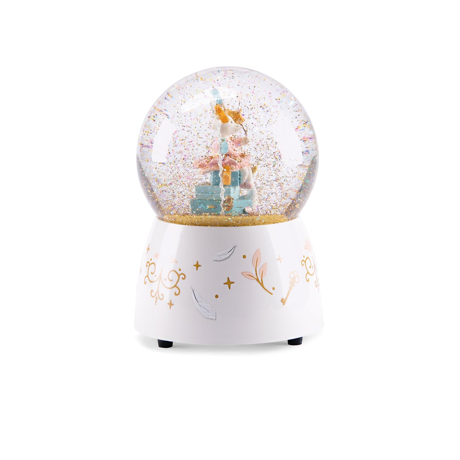 Cutiuţe şi globuri muzicale - Cutie muzicală Glob de zăpadă - La petite école de danse, 3+ ani | Moulin Roty - 4