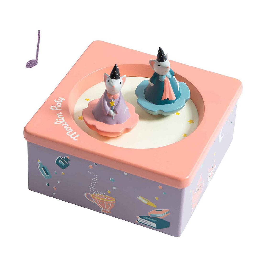 Cutiuţe şi globuri muzicale - Cutiuţă muzicală cu 2 figurine magnetice - Il était une fois, 3+ ani | Moulin Roty - 1