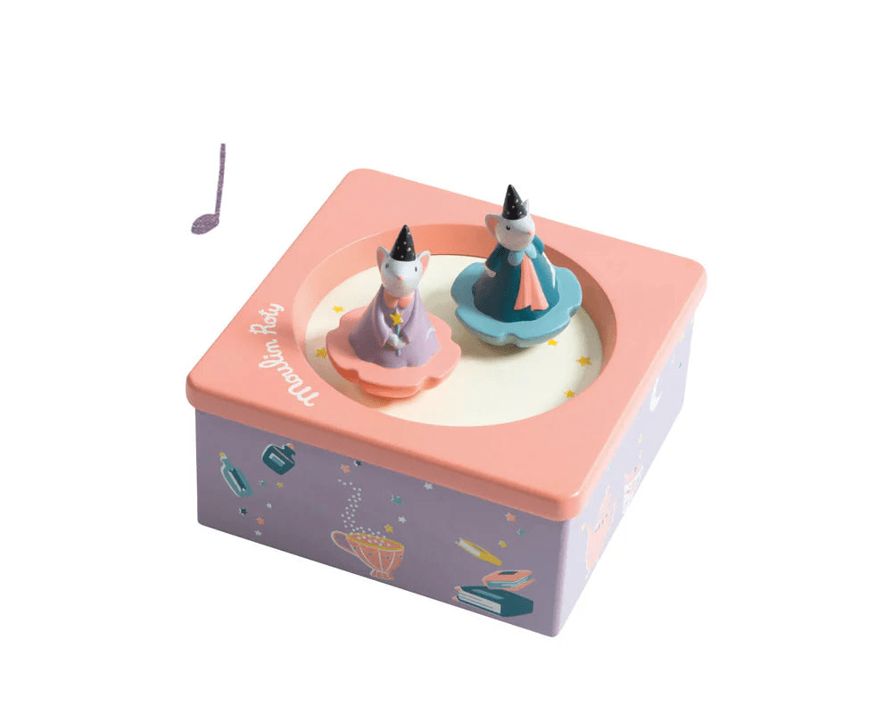 Cutiuţe şi globuri muzicale - Cutiuţă muzicală cu 2 figurine magnetice - Il était une fois, 3+ ani | Moulin Roty - 3