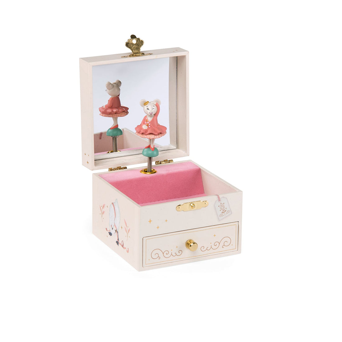 Cutiuţe şi globuri muzicale - Cutiuţă muzicală de bijuterii - La petite école de danse, 3+ ani | Moulin Roty - 1