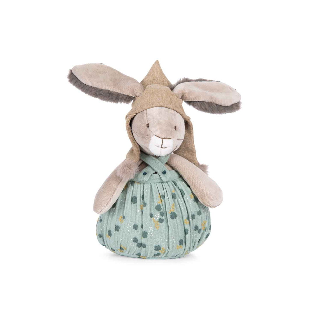 Jucarie muzicala - Iepuraş muzical de pluș - Trois Petits Lapins, 0+ ani | Moulin Roty - 1