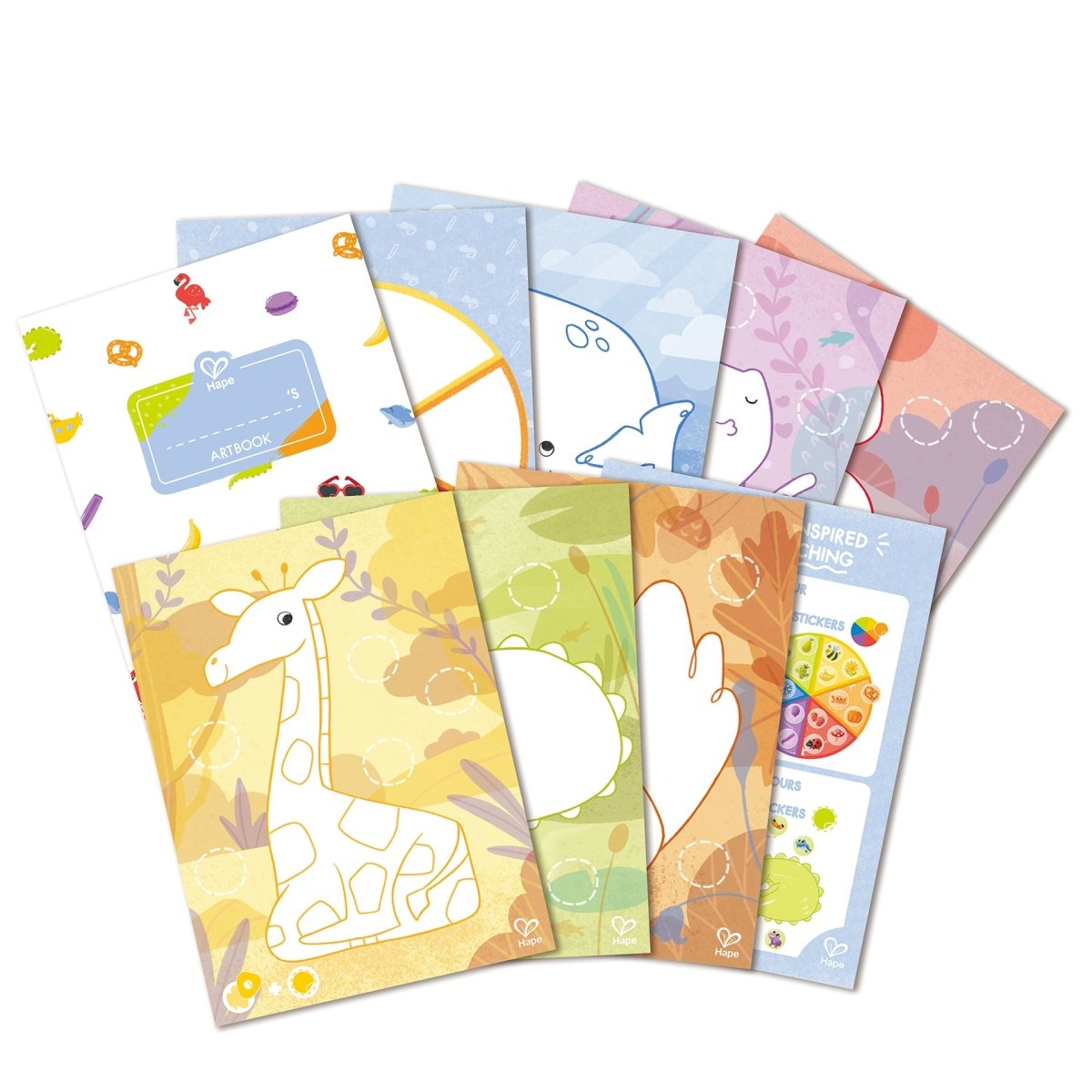 Hape - Joc creativ – Creioane cerate și activități de colorat, 18 piese, 2+ ani | Hape-5