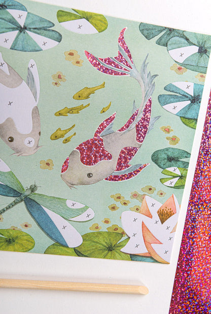 Jocuri şi jucării creative - Joc creativ cu foiţe craft - Les Rosalies, 6 ani | Moulin Roty - 6