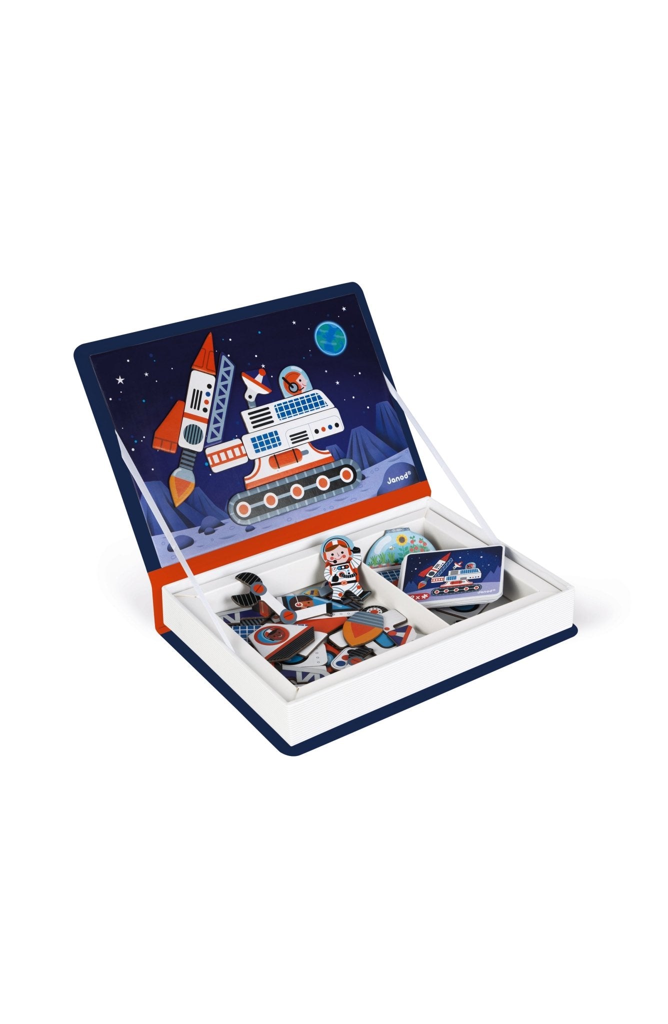 Jocuri şi jucării creative - Joc creativ cu magneți Magneti’book - Cosmos, 3+ani | Janod - 4