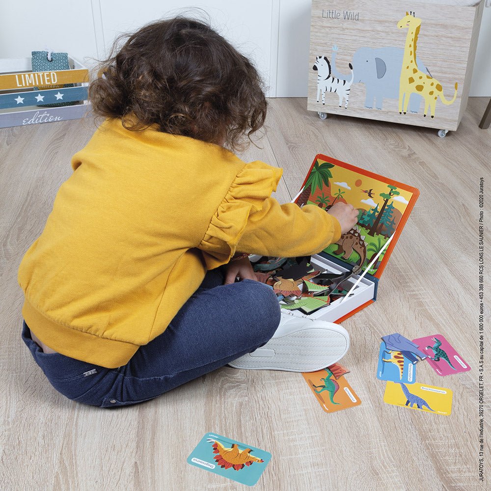 Jocuri şi jucării creative - Joc creativ cu magneți Magneti’book - Dinozauri, 3+ani | Janod - 8