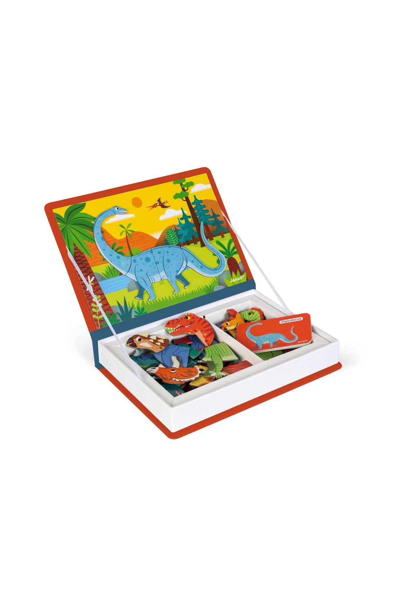 Jocuri şi jucării creative - Joc creativ cu magneți Magneti’book - Dinozauri, 3+ani | Janod - 5