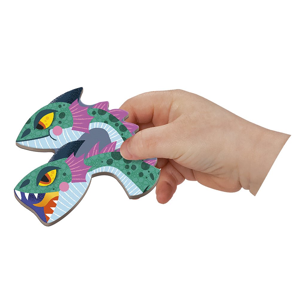 Jocuri şi jucării creative - Joc creativ cu magneți Magneti’book - Dragoni, 3+ani | Janod - 4