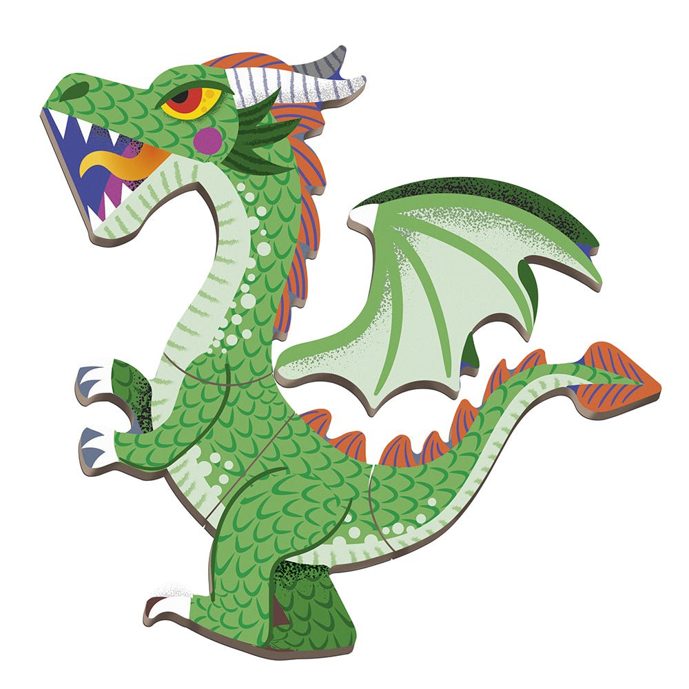 Jocuri şi jucării creative - Joc creativ cu magneți Magneti’book - Dragoni, 3+ani | Janod - 3
