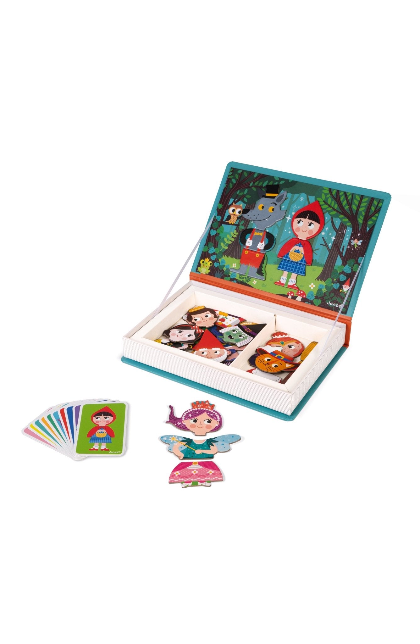 Jocuri şi jucării creative - Joc creativ cu magneți Magneti’book - Personaje din Basme, 3+ani | Janod - 5