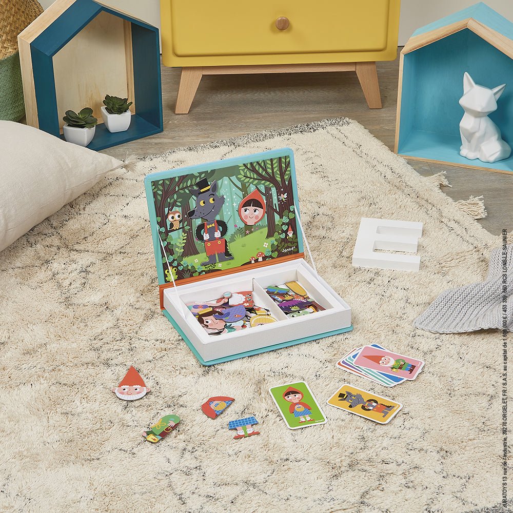 Jocuri şi jucării creative - Joc creativ cu magneți Magneti’book - Personaje din Basme, 3+ani | Janod - 4