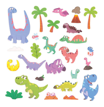 Jocuri şi jucării creative - Joc creativ cu magneți Magneti’stories - Dinozauri, 3+ ani | Janod - 6