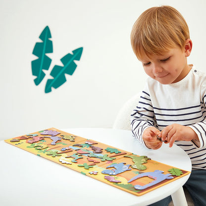 Jocuri şi jucării creative - Joc creativ cu magneți Magneti’stories - Dinozauri, 3+ ani | Janod - 2