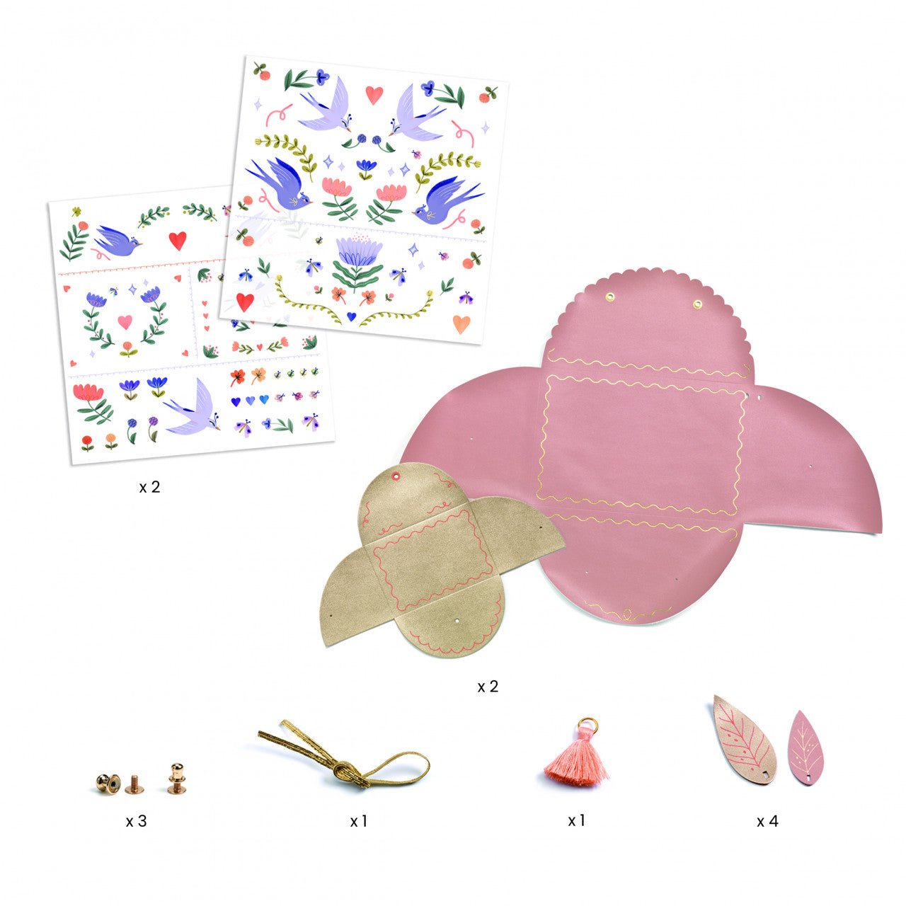 Jucarii creative - Joc creativ DIY Poşetă şi portmoneu, 6+ ani | Djeco - 3