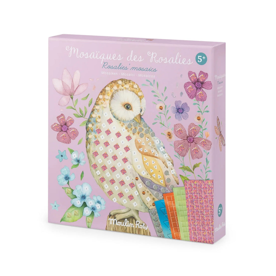 Jocuri şi jucării creative - Joc creativ mozaic - Les Rosalies, 5+ ani | Moulin Roty - 1